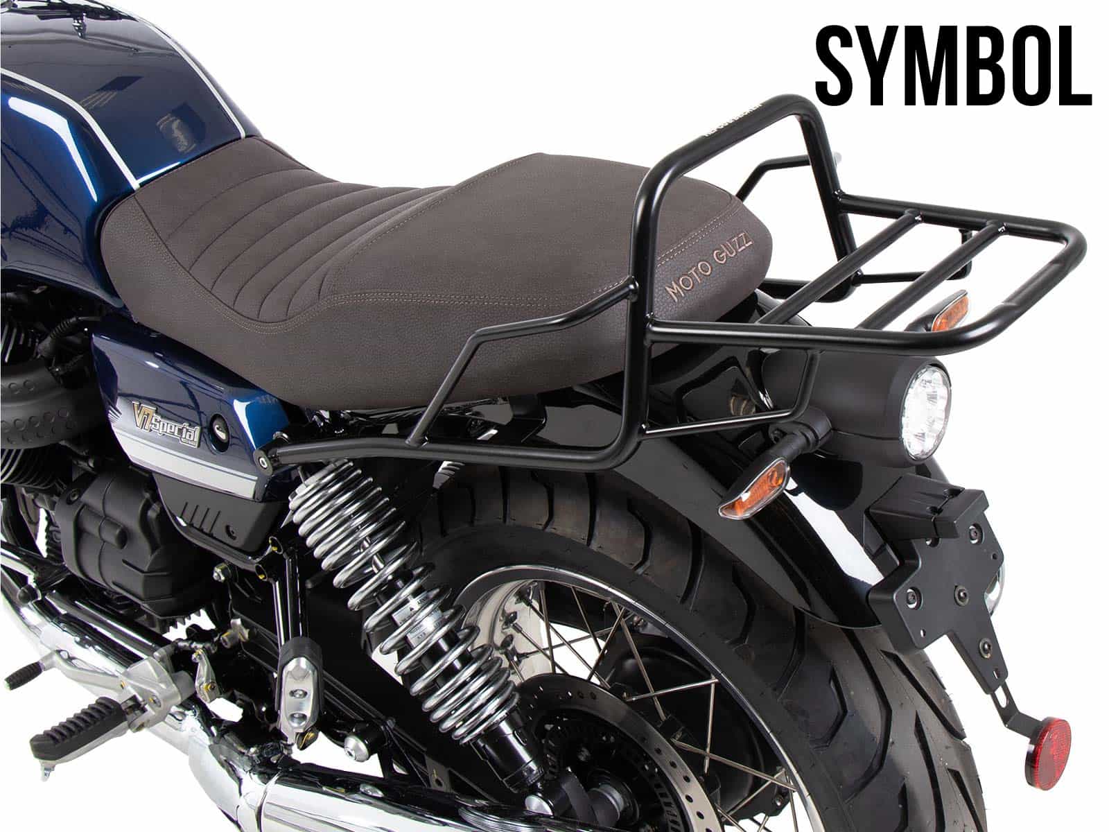 Rohrgepäckbrücke Topcaseträger chrom für Moto Guzzi V7 Special/Stone/Centenario (850 ccm) (2021-2024)