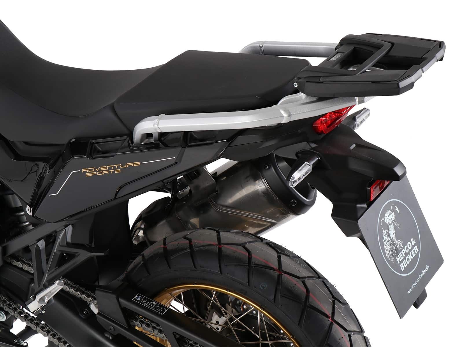 Easyrack Topcaseträger für Kombination mit Originalgepäckbrücke schwarz für Honda CRF 1100L Africa Twin Adventure Sports (2024-)