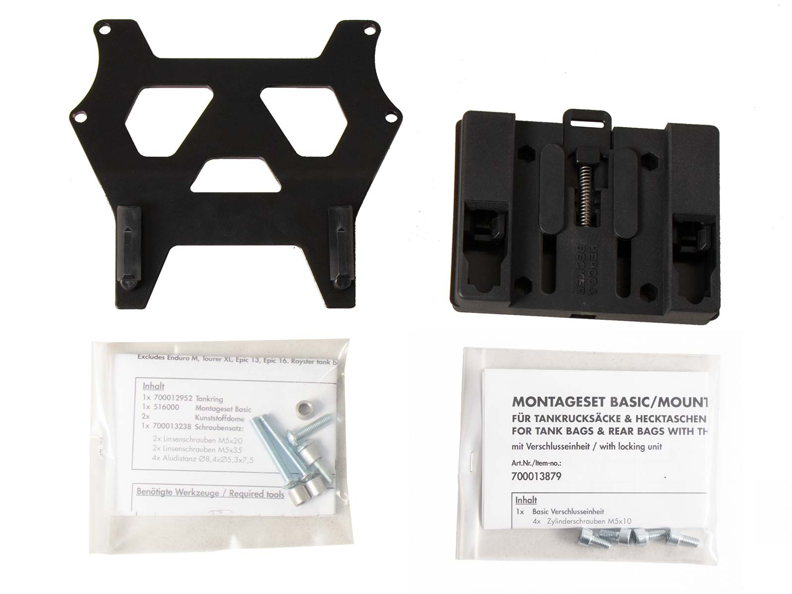 Tankring BASIC inkl. Tankrucksackverschlusseinheit für Yamaha Ténéré 700 World Raid (2022-2024) /World Rally (2023-2024)