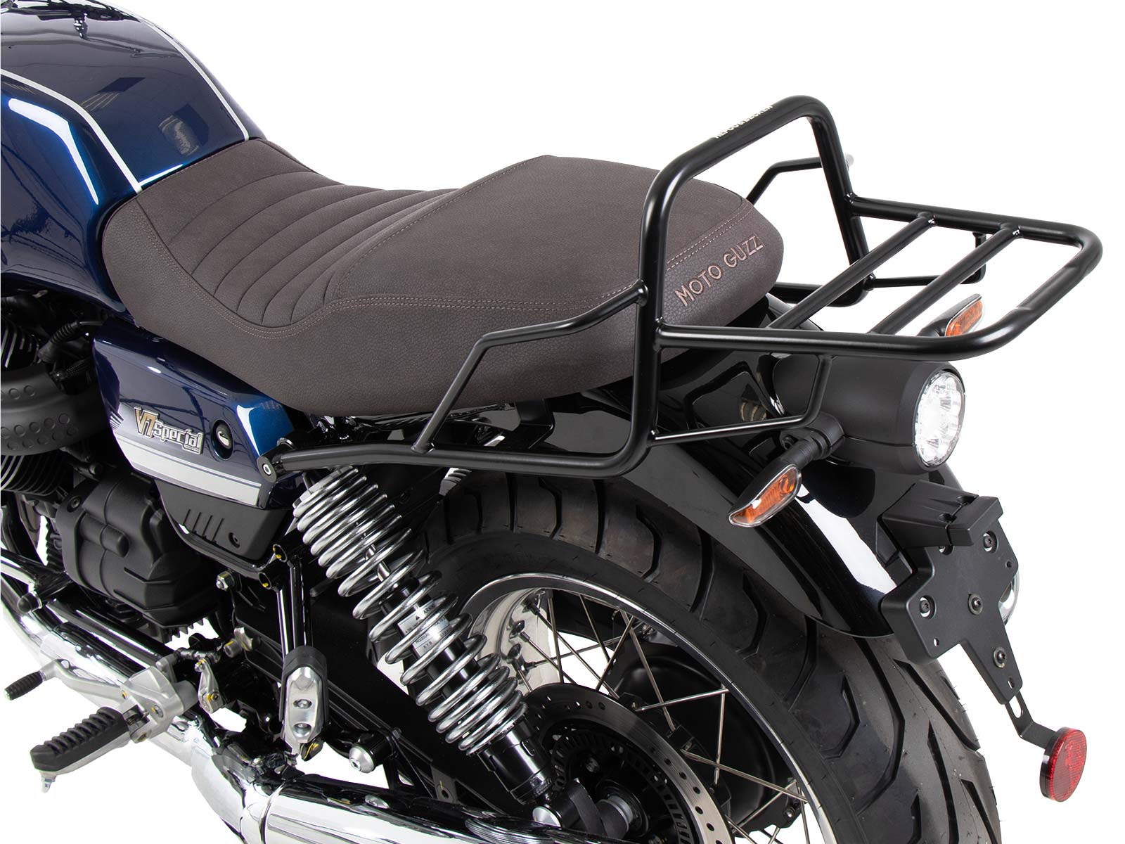 Rohrgepäckbrücke Topcaseträger schwarz für Moto Guzzi V7 Stone Corsa (2024)