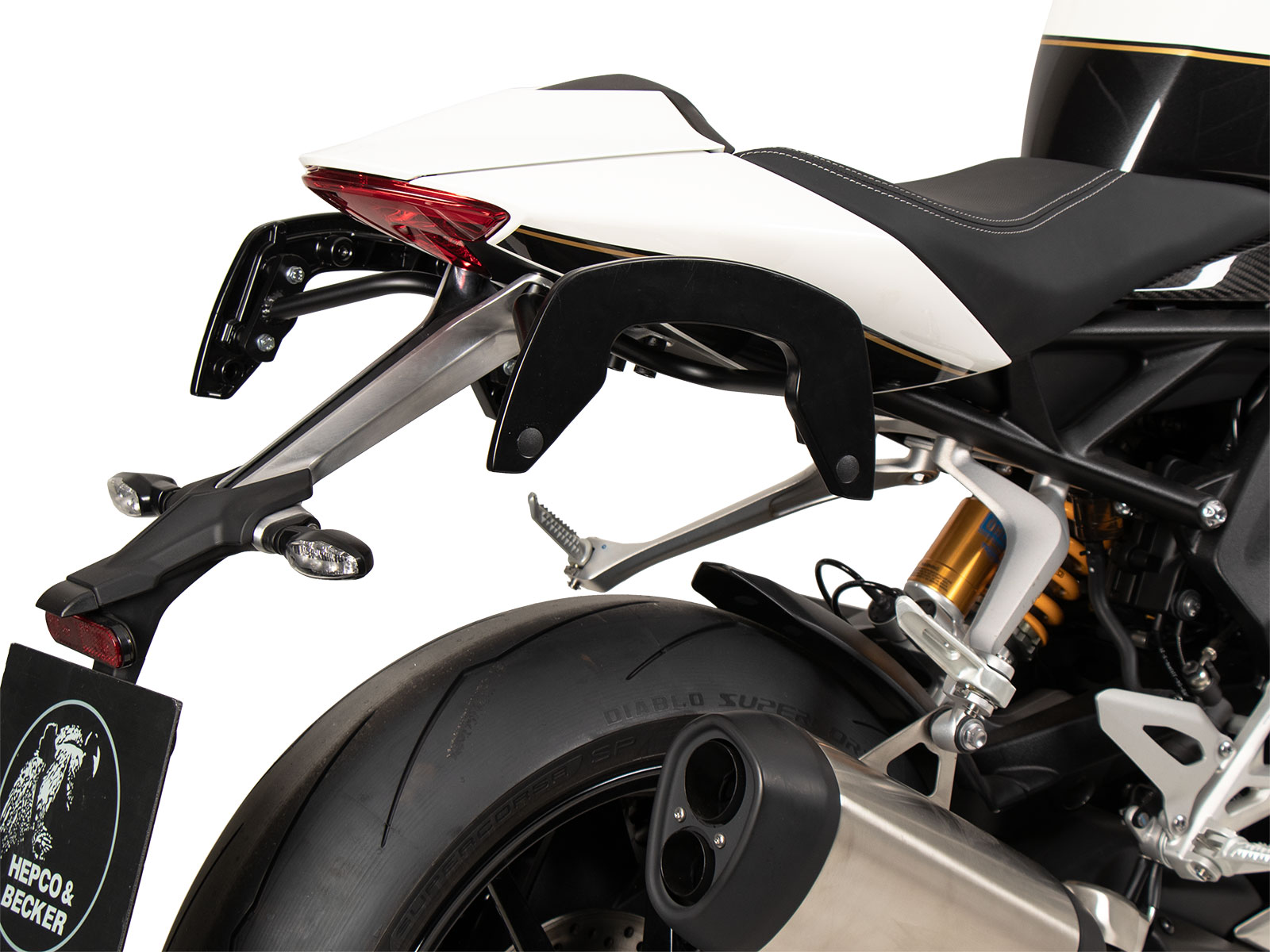 C-Bow Seitenträger schwarz für Triumph Speed Triple 1200 RS/RR (2021-)