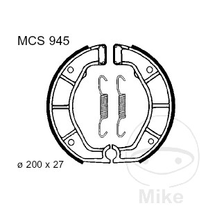 BMW R 100 GS PD RT RS R Mystik Rear Brake Shoes without Spring TRW R80GS