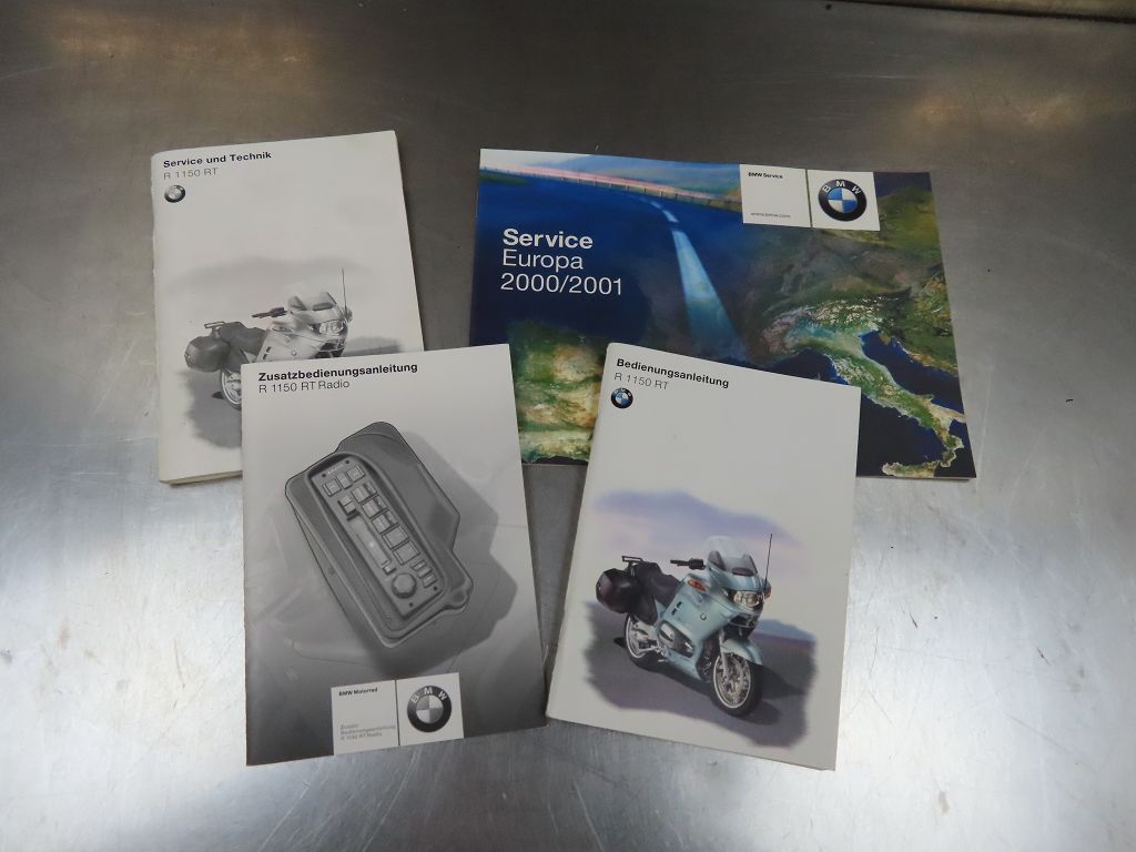 Manuale di Manutenzione Manuale Operativo Manuale Utente Radio Tedesco per BMW R1150RT R850RT
