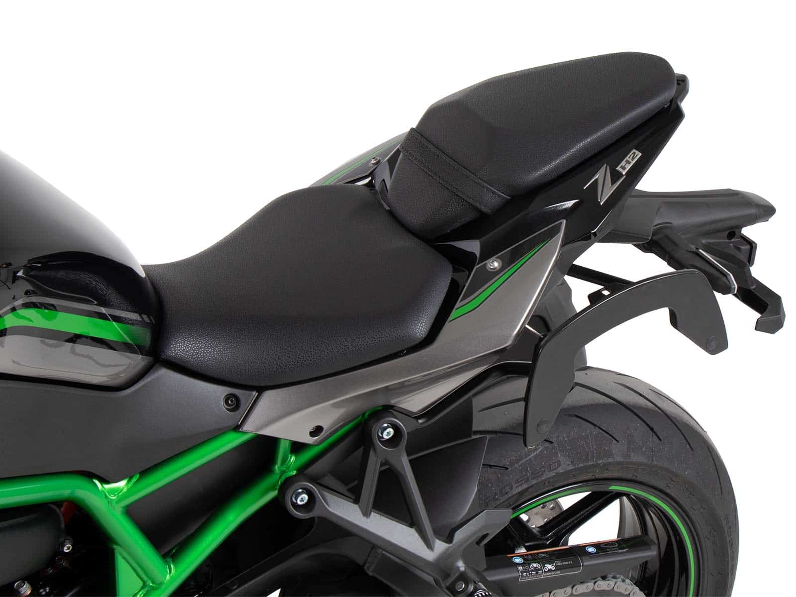 C-Bow Seitenträger schwarz für Kawasaki Z H2 (2020-)