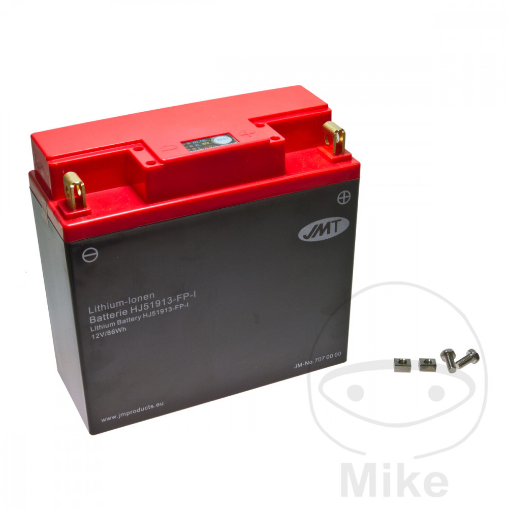 1000_7070000j1n6QHgZWsDrh Batterie de moto HJ51913-FP JMT Lithium-Ion avec affichage