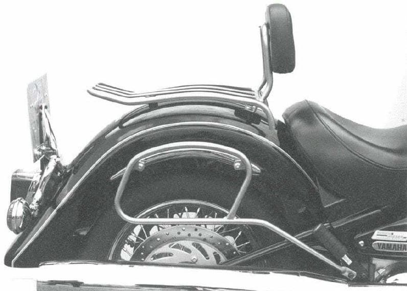 Solorack ohne Rückenlehne chrom für Yamaha XV 1600 Wild Star (1994-2004)