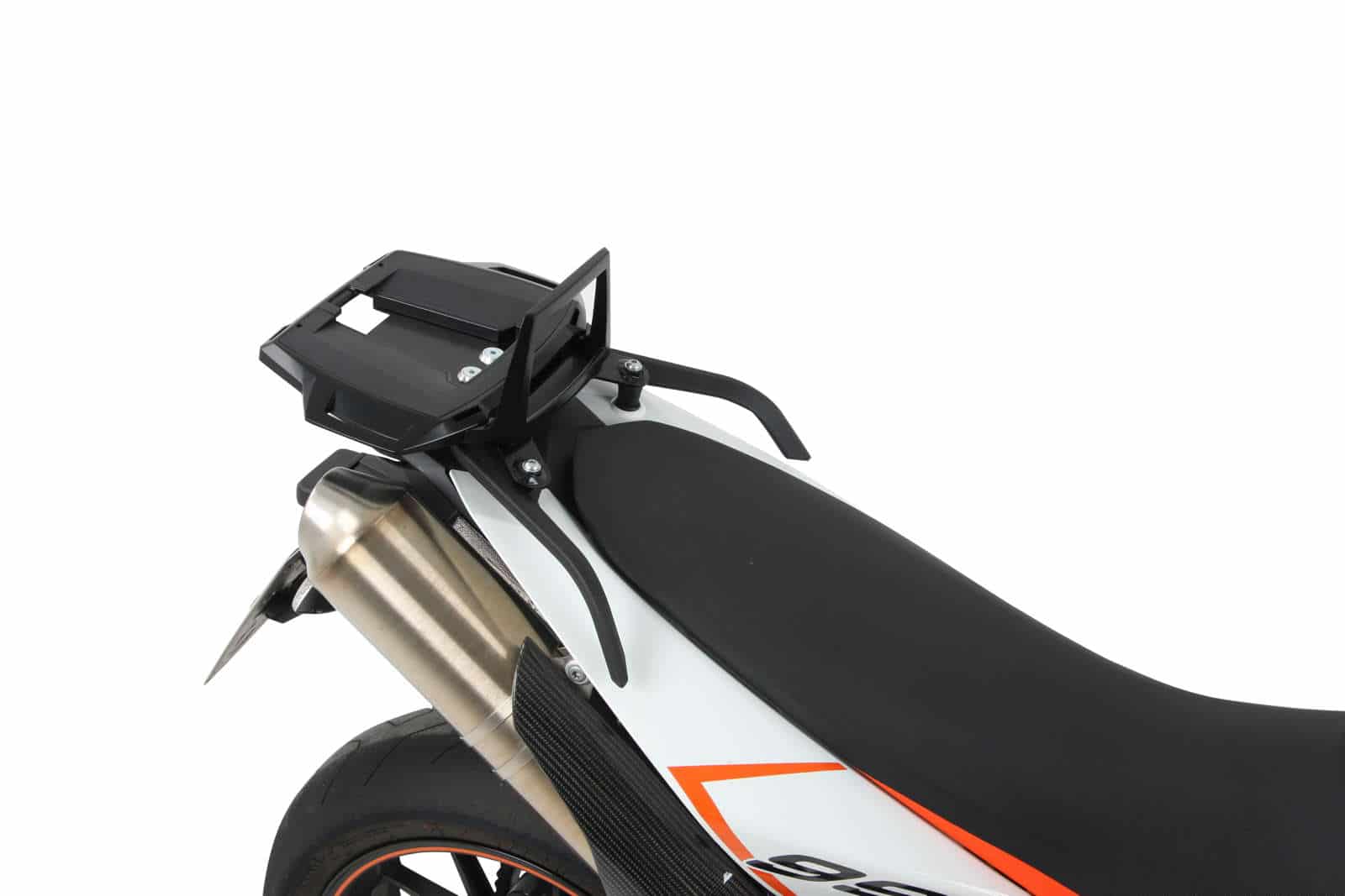 Alurack Topcaseträger schwarz für KTM 990 Supermoto R (2011)