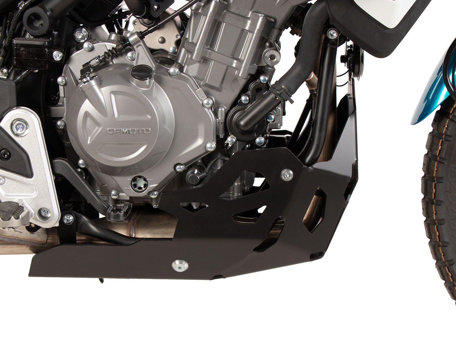 Motorschutzplatte schwarz für CF Moto 450 MT (2024-)