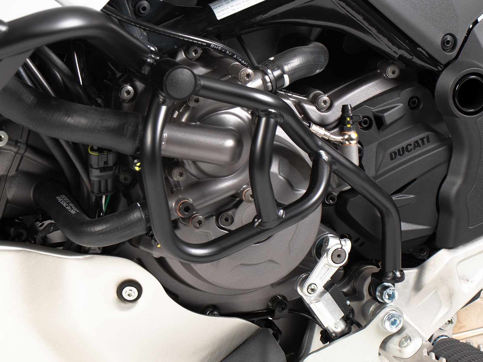 Zusatzbügel schwarz, einseitig links für Ducati DesertX Rally (2024-)