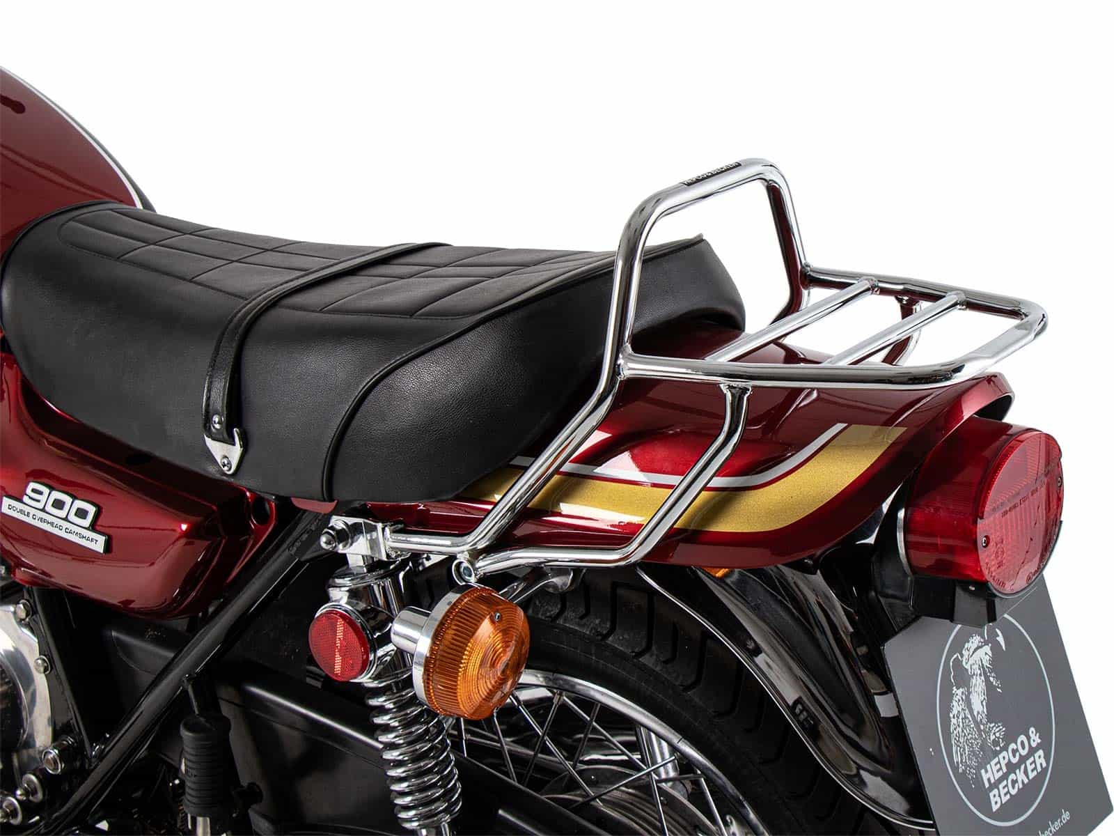 Rohrgepäckbrücke Topcaseträger chrom für Kawasaki Z 900 (1973-1976)/Z1000 A (1977-1978)