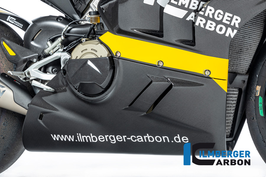 Bellypan gloss for low Exhaust Panigale V4 (S) 2022 Racing